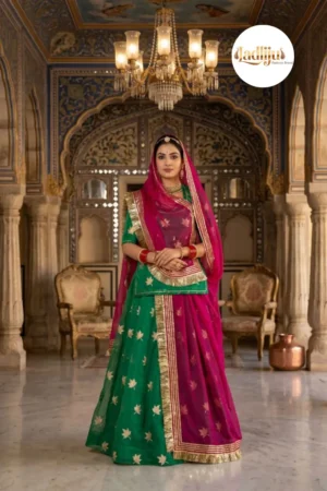 Green Pink Ladliju Poshak..