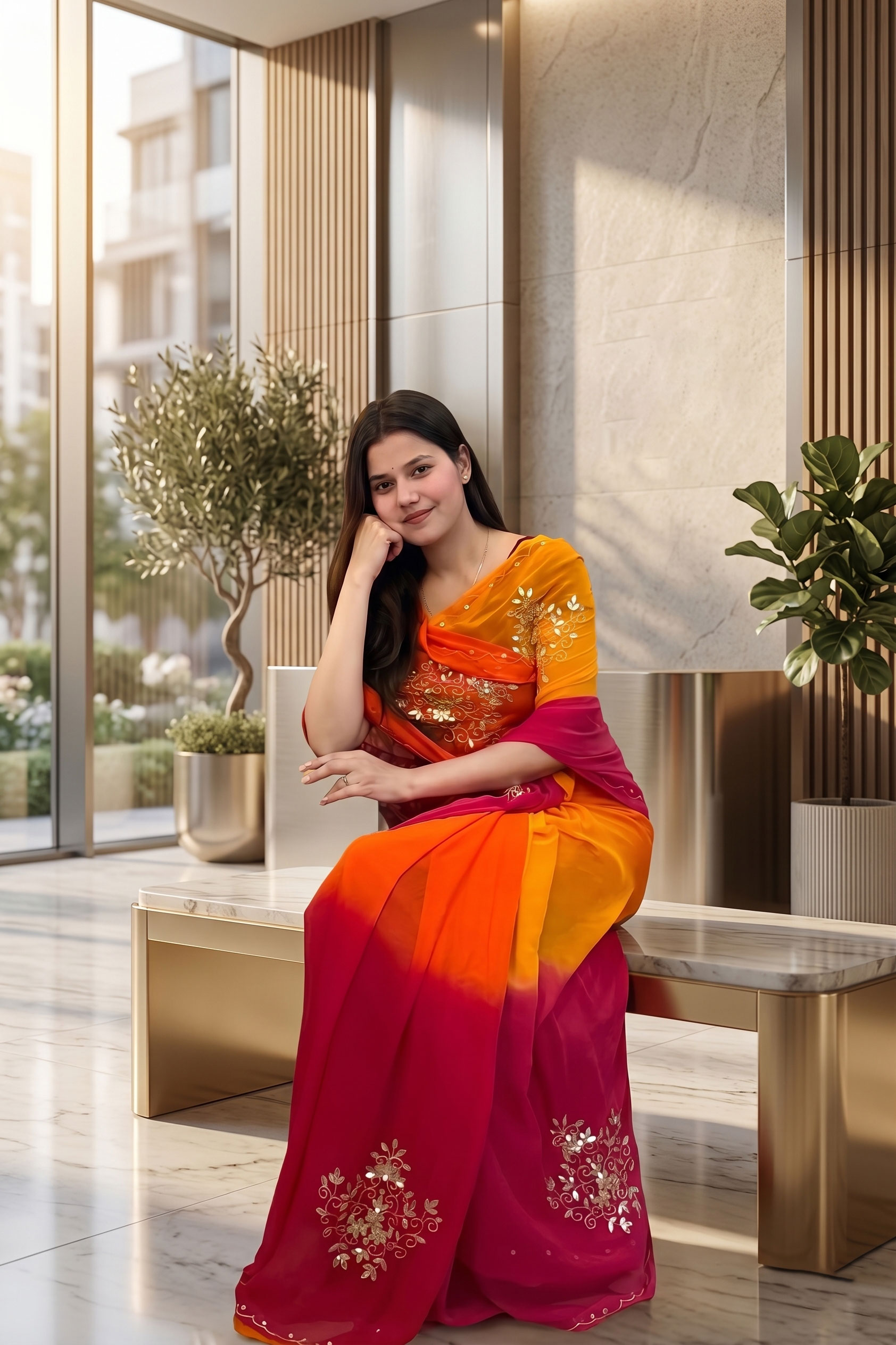 Pure Chiffon Saree