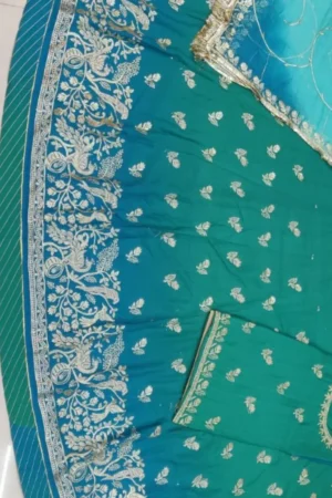 Blue Green shade Goergette Poshak