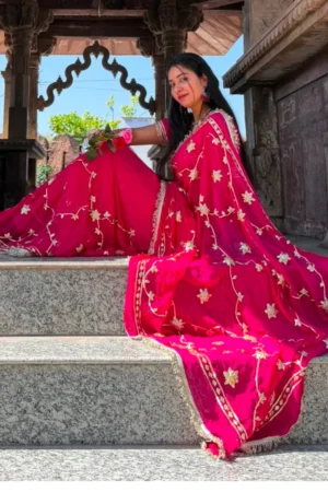 Heavy Gotta Patti Jaal Saree