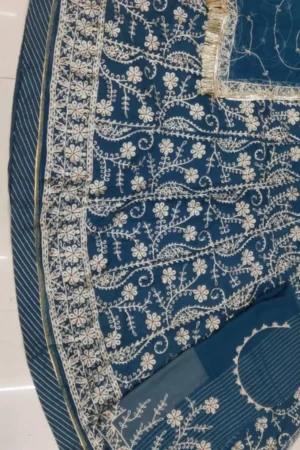 Sea Green Heavy Zari Poshak