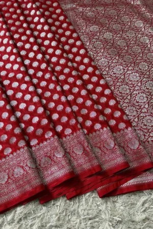 Soft Khaddi Georgette Silk Saree